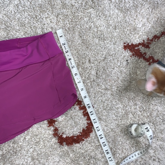 Lululemon- Size 10- 2.5”- Moonlit Magenta- Low-Rise Speed-Up Shorts - Picture 5 of 16